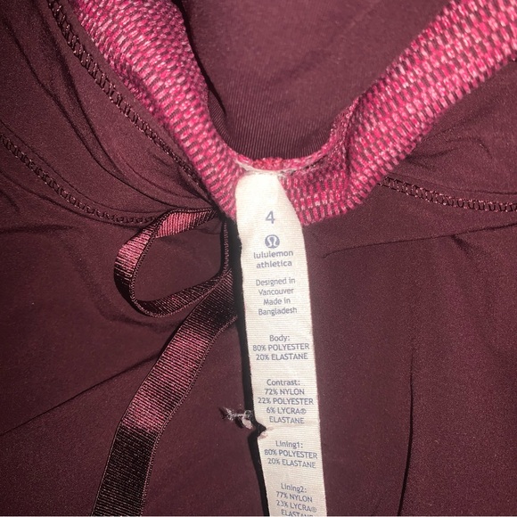 Lululemon bundle lot 4 size 4 pants jacket and hat - Picture 7 of 9